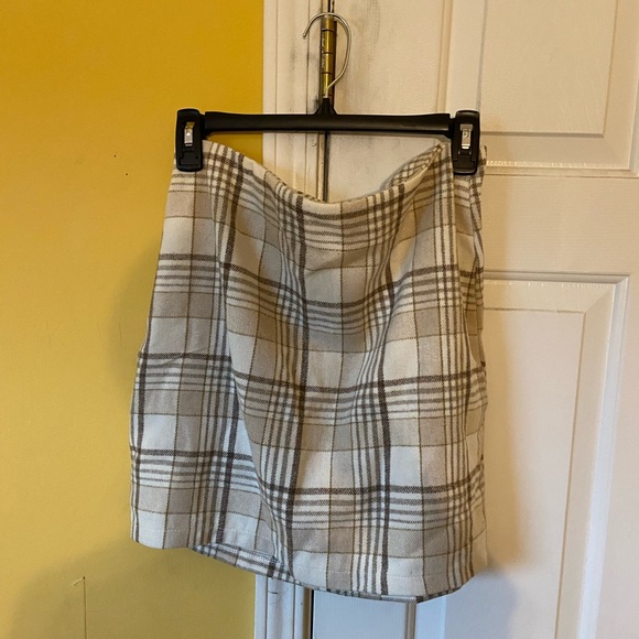 High waist/rise plaid/tartan/checkered wool- Mix school girl skirt (SHEIN) - Picture 7 of 7